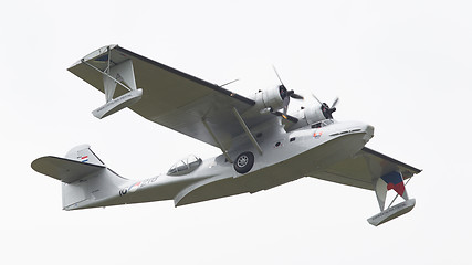 Image showing LEEUWARDEN, NETHERLANDS - JUNE 11: Consolidated PBY Catalina in 