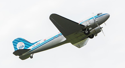 Image showing LEEUWARDEN, THE NETHERLANDS - JUNE 11, 2016: Dakota (DC-3) PH-PB