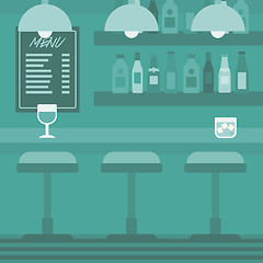 Image showing Background of bar counter.