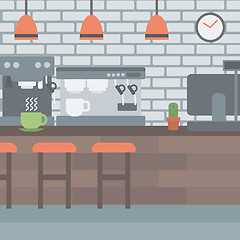 Image showing Background of coffee house.