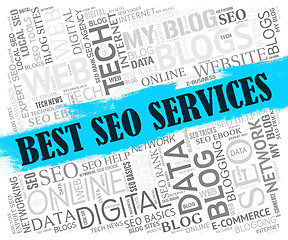 Image showing Best Seo Services Indicates Search Engine And Assistance