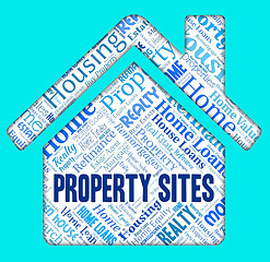 Image showing Property Sites Shows Housing Internet And Homes