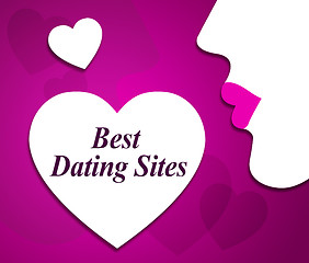 Image showing Best Dating Sites Indicates Top Good And Greatest