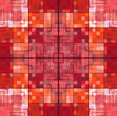 Image showing Abstract square pattern