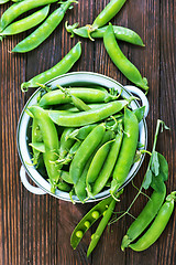 Image showing green peas