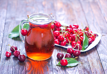 Image showing cherry juice