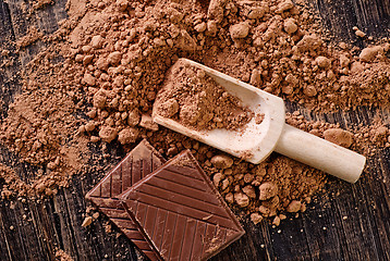 Image showing cocoa and chocolate