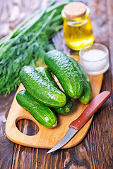 Image showing fresh cucumber