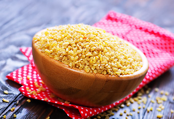 Image showing raw bulgur