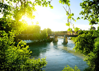 Image showing Ponte Palatino, Italy