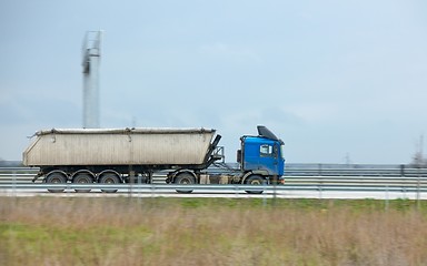 Image showing Truck on the highway