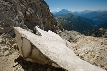 Image showing Dolomites mountain landscape