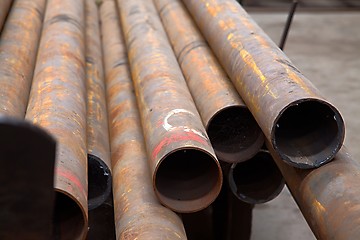 Image showing Old Rusty Pipes