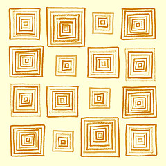 Image showing Abstract beige background with squares 