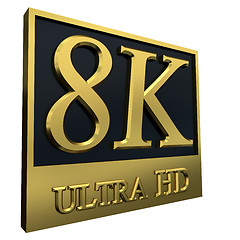 Image showing Ultra HD 8K icon