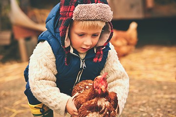 Image showing Little farmer