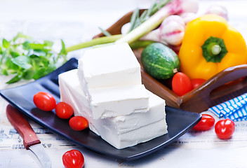 Image showing ingredients for greek salad