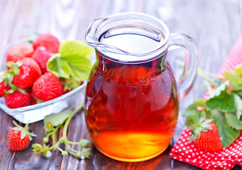 Image showing strawberry drink