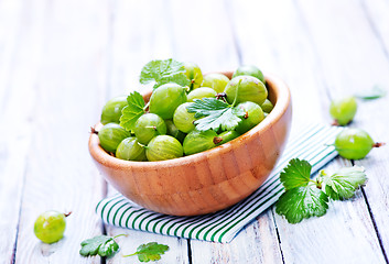 Image showing green gooseberry