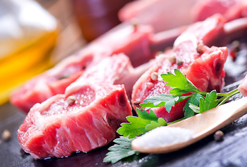 Image showing Raw meat