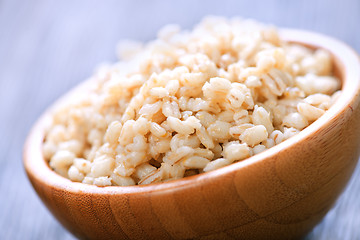 Image showing boiled barley porridge