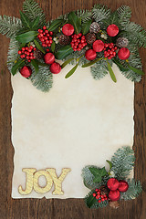 Image showing Christmas Joy Decorative Border 