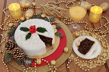 Image showing Christmas Party Food