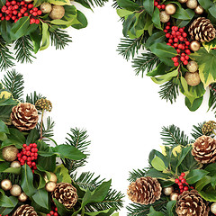 Image showing Christmas Abstract Border