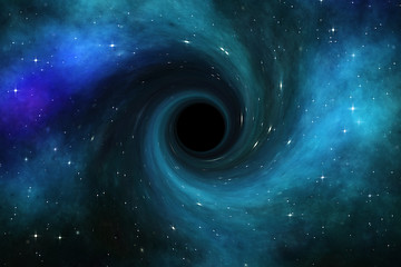 Image showing deep space black hole