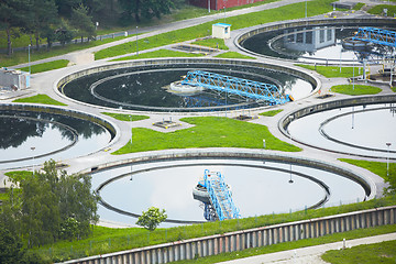 Image showing Waste water treatment plant