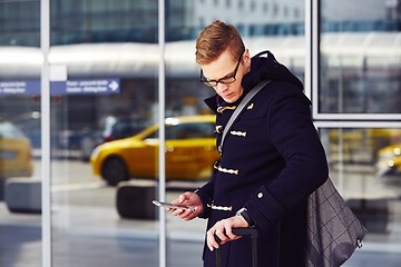 Image showing Man at the airport