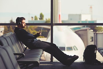 Image showing Travel at the airport