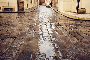 Image showing Rain in the city