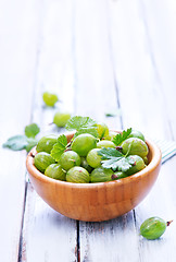 Image showing green gooseberry