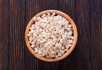 Image showing boiled barley porridge