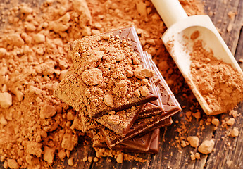 Image showing cocoa and chocolate