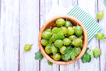 Image showing green gooseberry