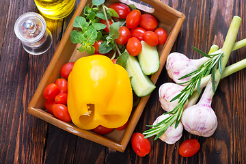 Image showing raw vegetables