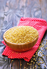 Image showing raw bulgur