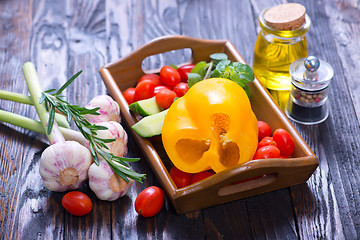 Image showing raw vegetables