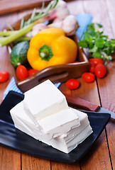 Image showing ingredients for greek salad