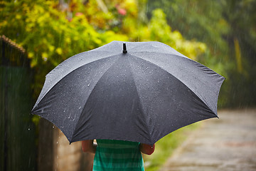 Image showing Heavy rain