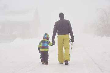 Image showing Wintry adventure