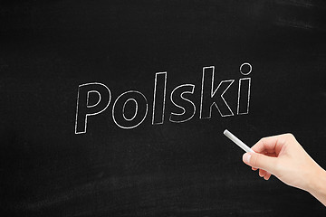 Image showing Polski language