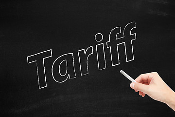 Image showing Tariff