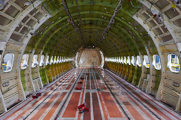 Image showing Airplane under maintenance