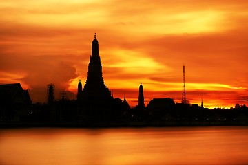 Image showing Sunset in Bangkok