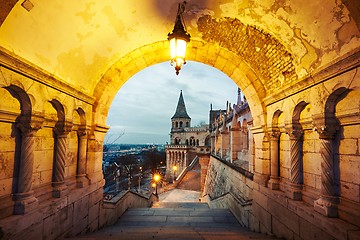 Image showing Dawn in Budapest