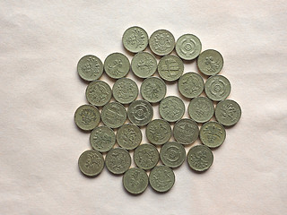 Image showing GBP Pound coins