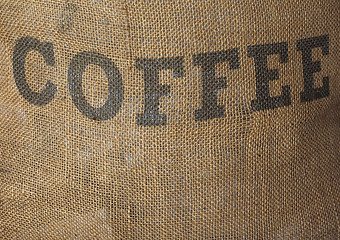 Image showing Roasted coffee sack